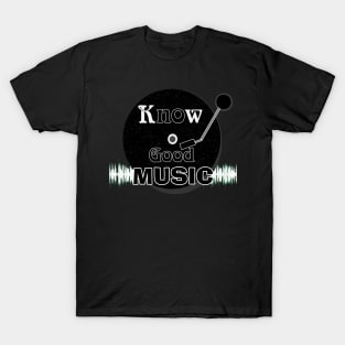 Know Good Music CRUST design T-Shirt